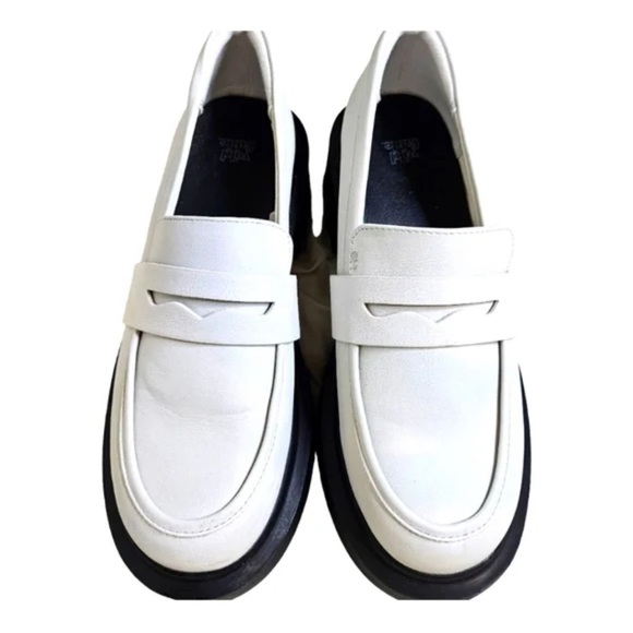 Wild fable White Lacey Platform Loafer Size 10 - Picture 3 of 5